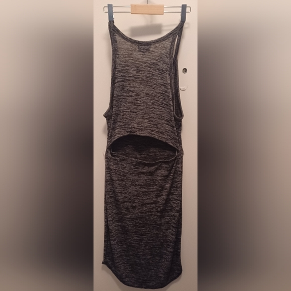 Sexy Tanktini greyish dress, Length 41' small back slit that can wear a bra - Picture 2 of 5